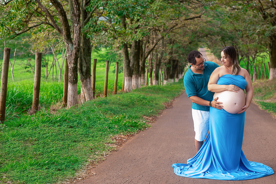 ensaio gestante quando o olhar se cruzam 