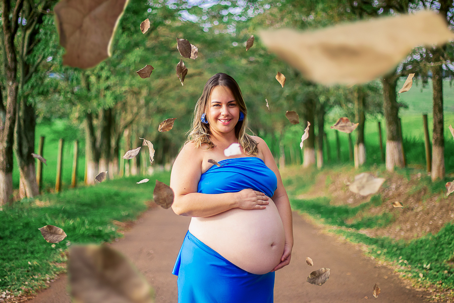 ensaio criativo gestante