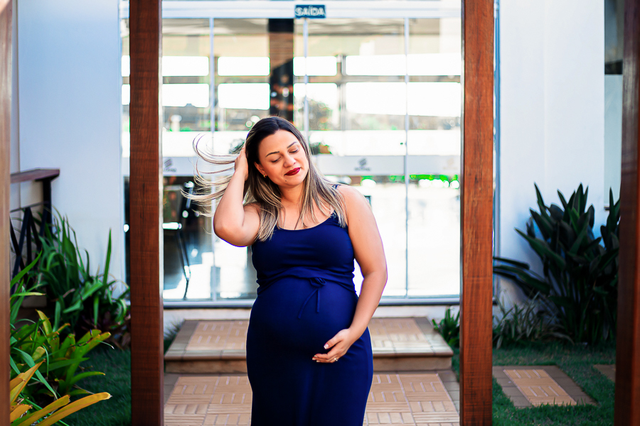 ensaio gestante caminhar