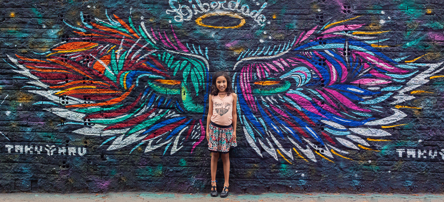 ensaio infantil asas de anjo