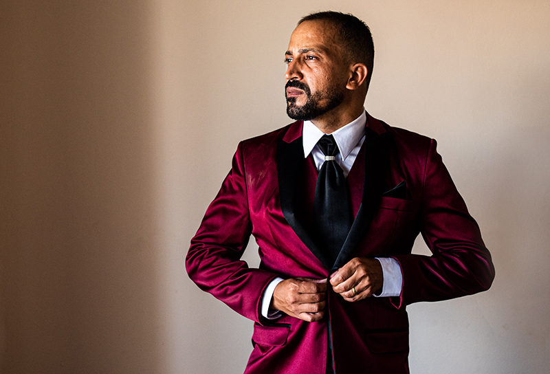 Foto tradicional do Making of do noivo