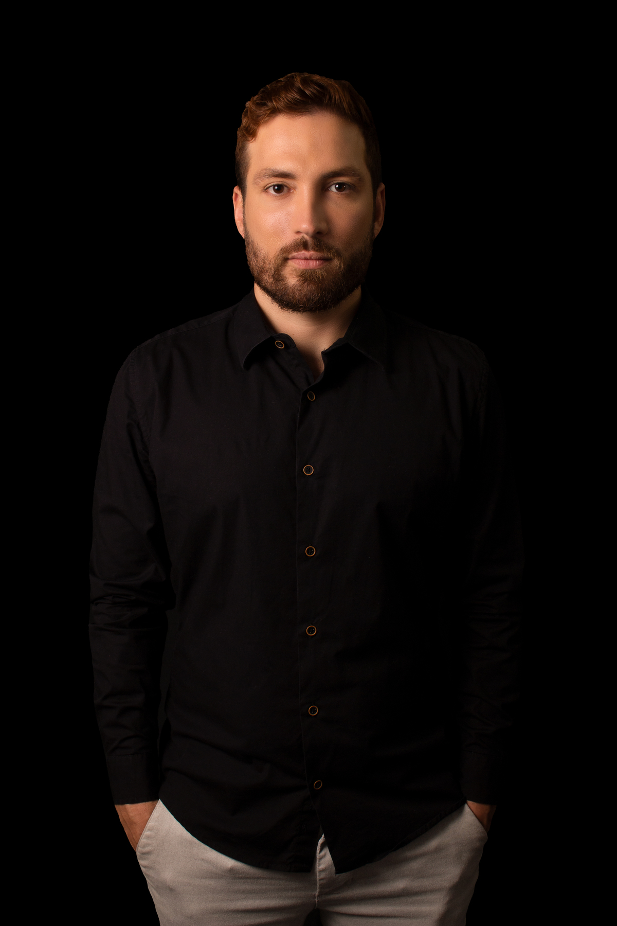 Ensaio com Eduardo Minetto 