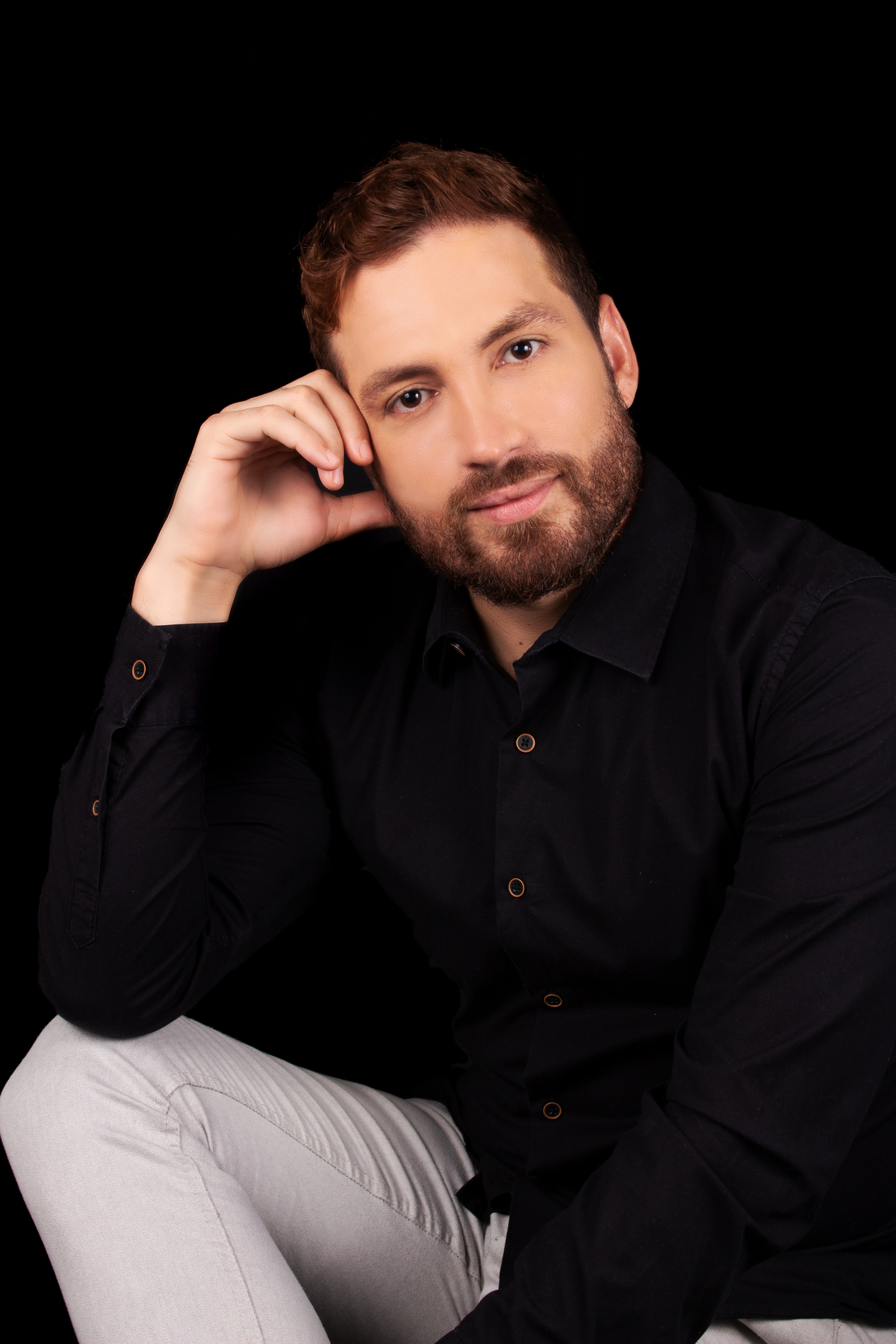 Ensaio com Eduardo Minetto 