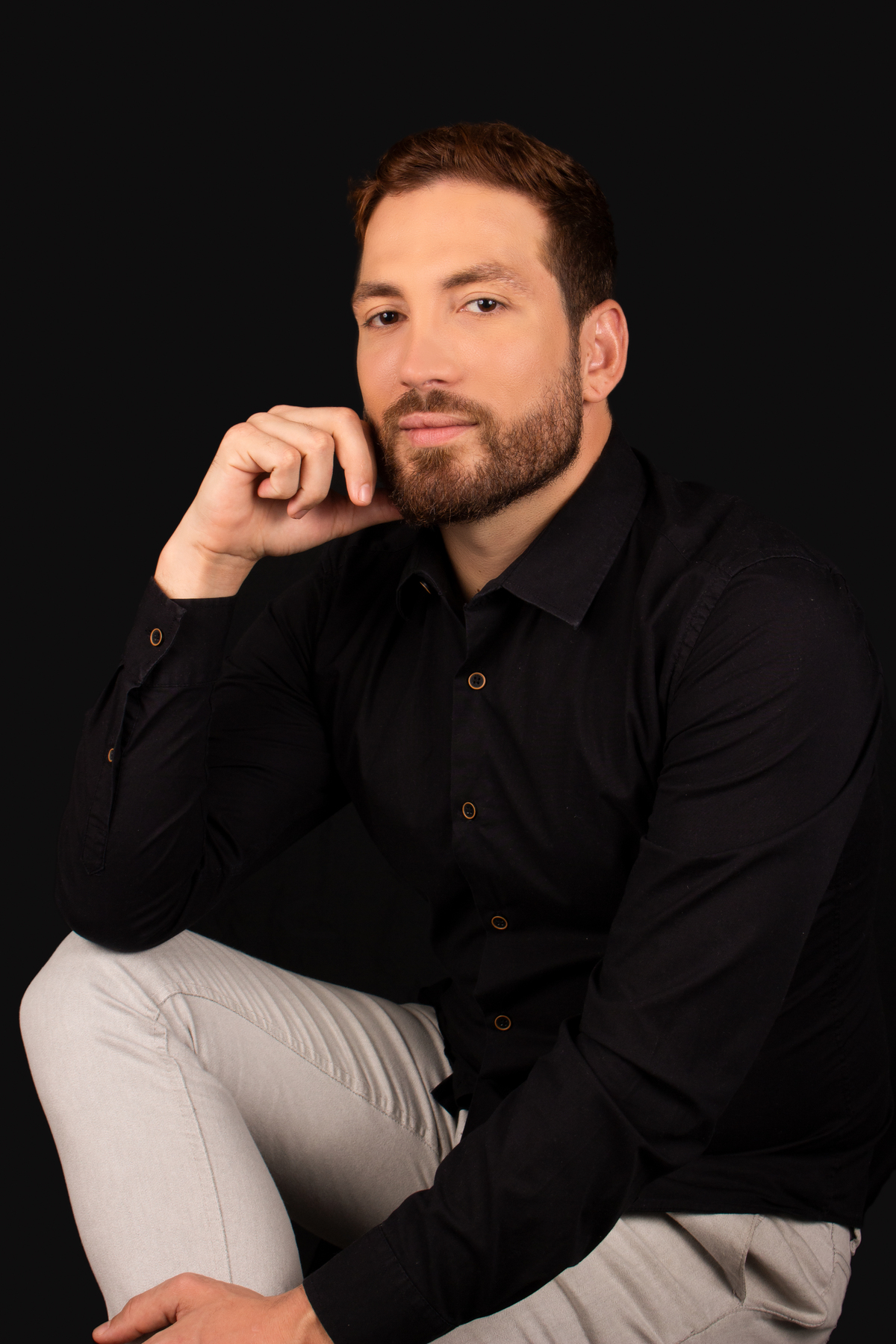 Ensaio com Eduardo Minetto 