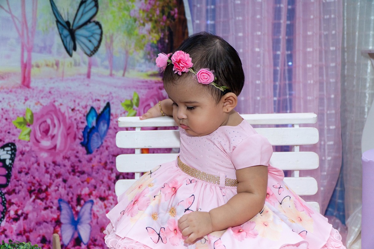 Comemoração do aniversário de 01 ano da Laura Valentina, reunindo a famílias e amigos para esse dia tão especial. 