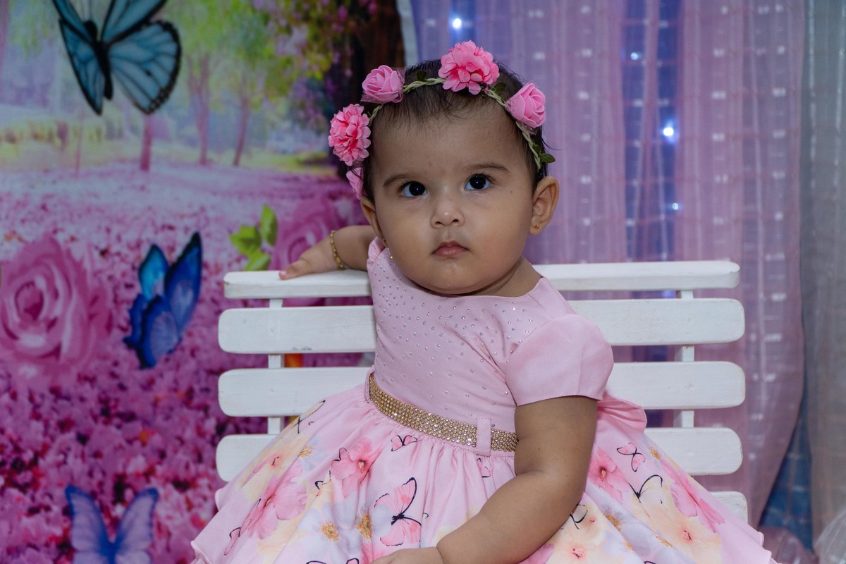 Comemoração do aniversário de 01 ano da Laura Valentina, reunindo a famílias e amigos para esse dia tão especial. 