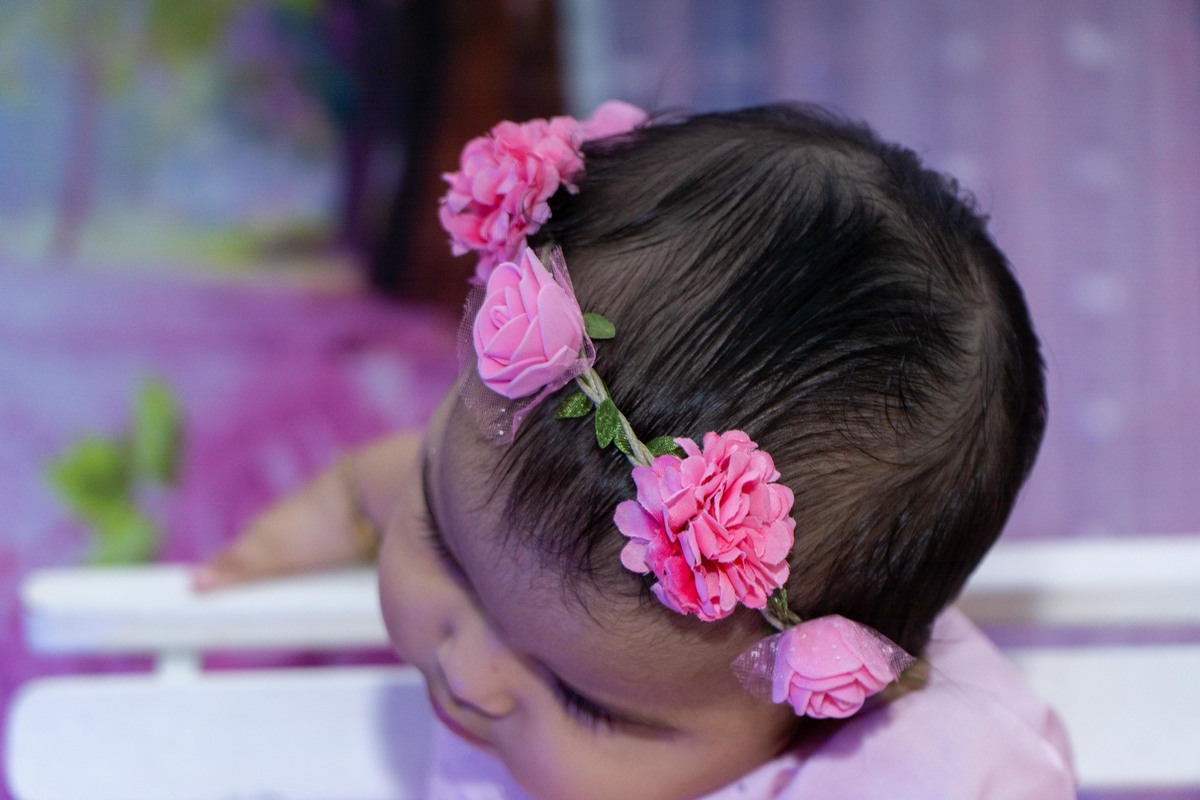 Comemoração do aniversário de 01 ano da Laura Valentina, reunindo a famílias e amigos para esse dia tão especial. 