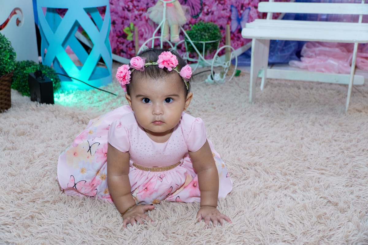 Comemoração do aniversário de 01 ano da Laura Valentina, reunindo a famílias e amigos para esse dia tão especial. 