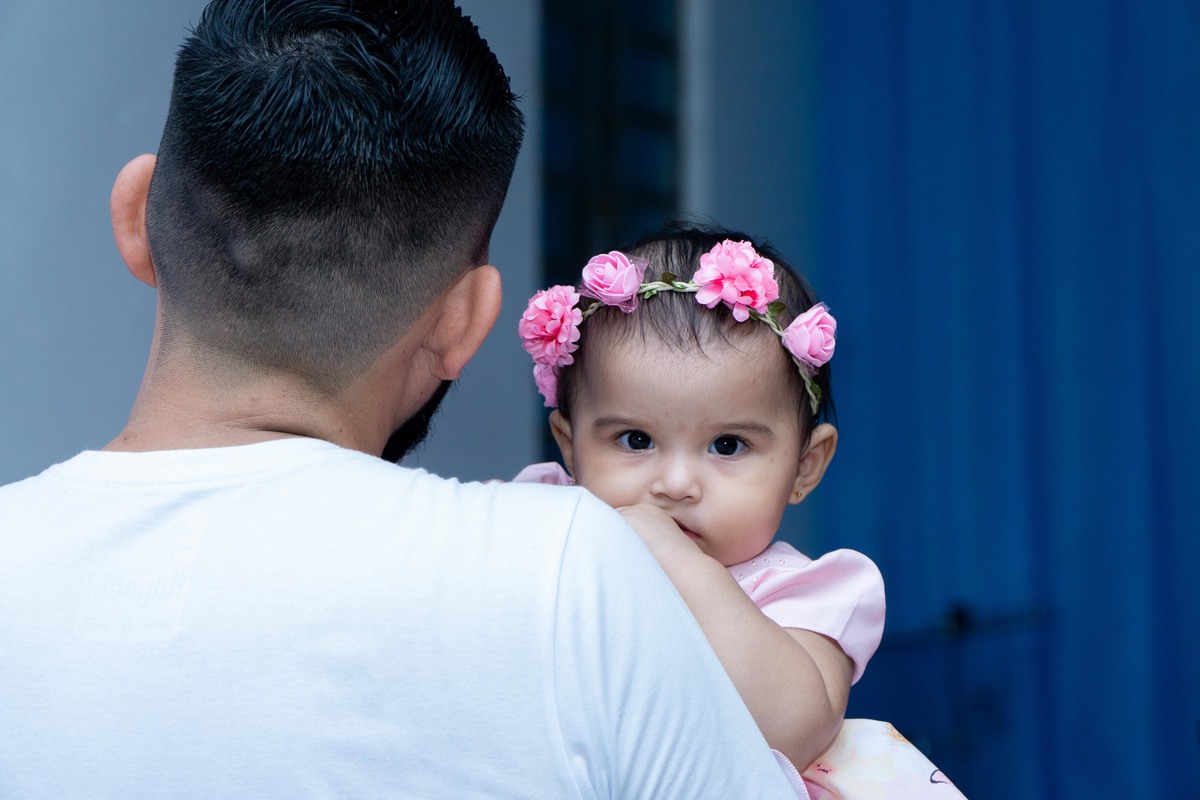 Comemoração do aniversário de 01 ano da Laura Valentina, reunindo a famílias e amigos para esse dia tão especial. 