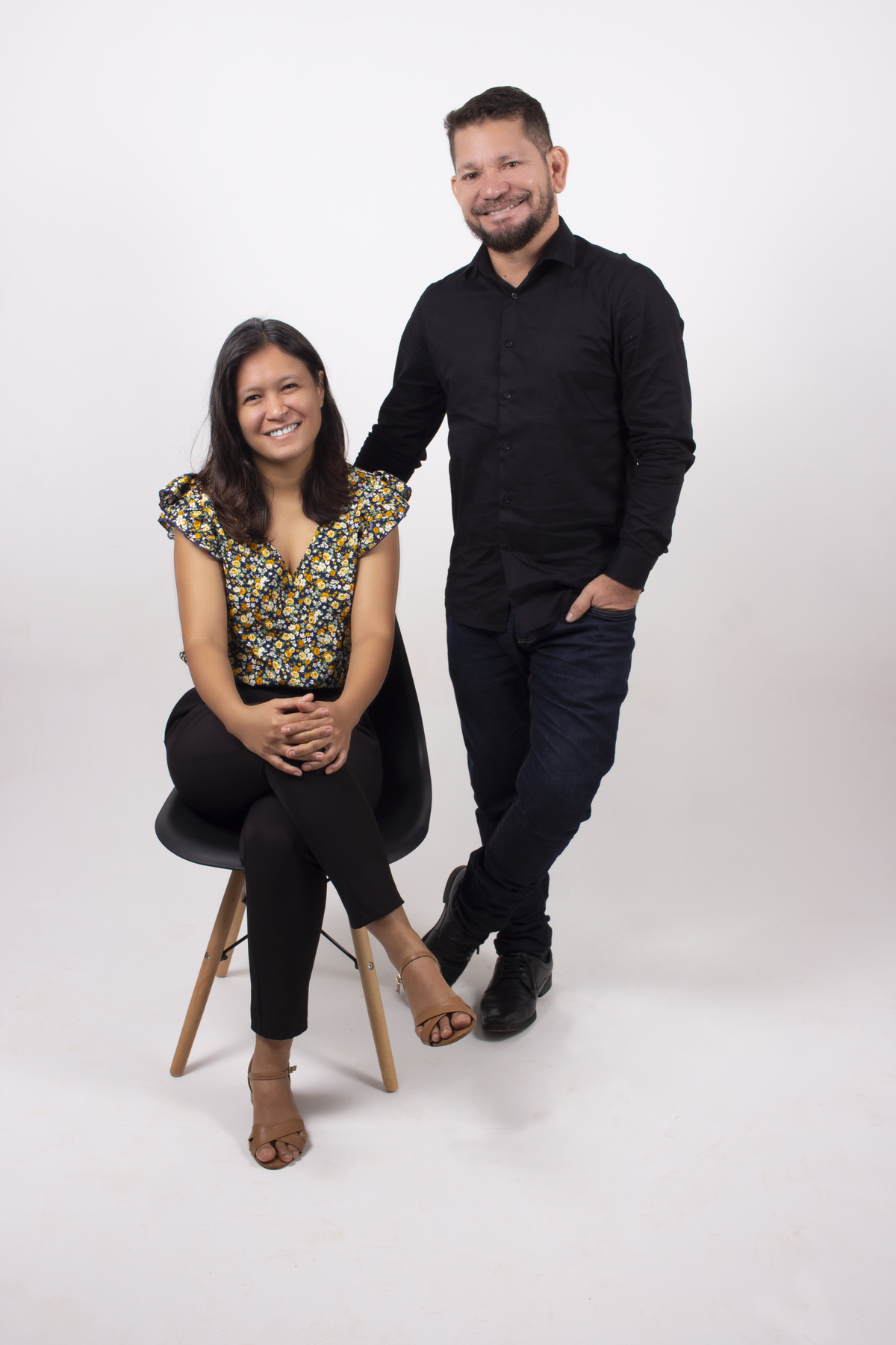 Ensaio em estúdio - Waldiney e Rayanne