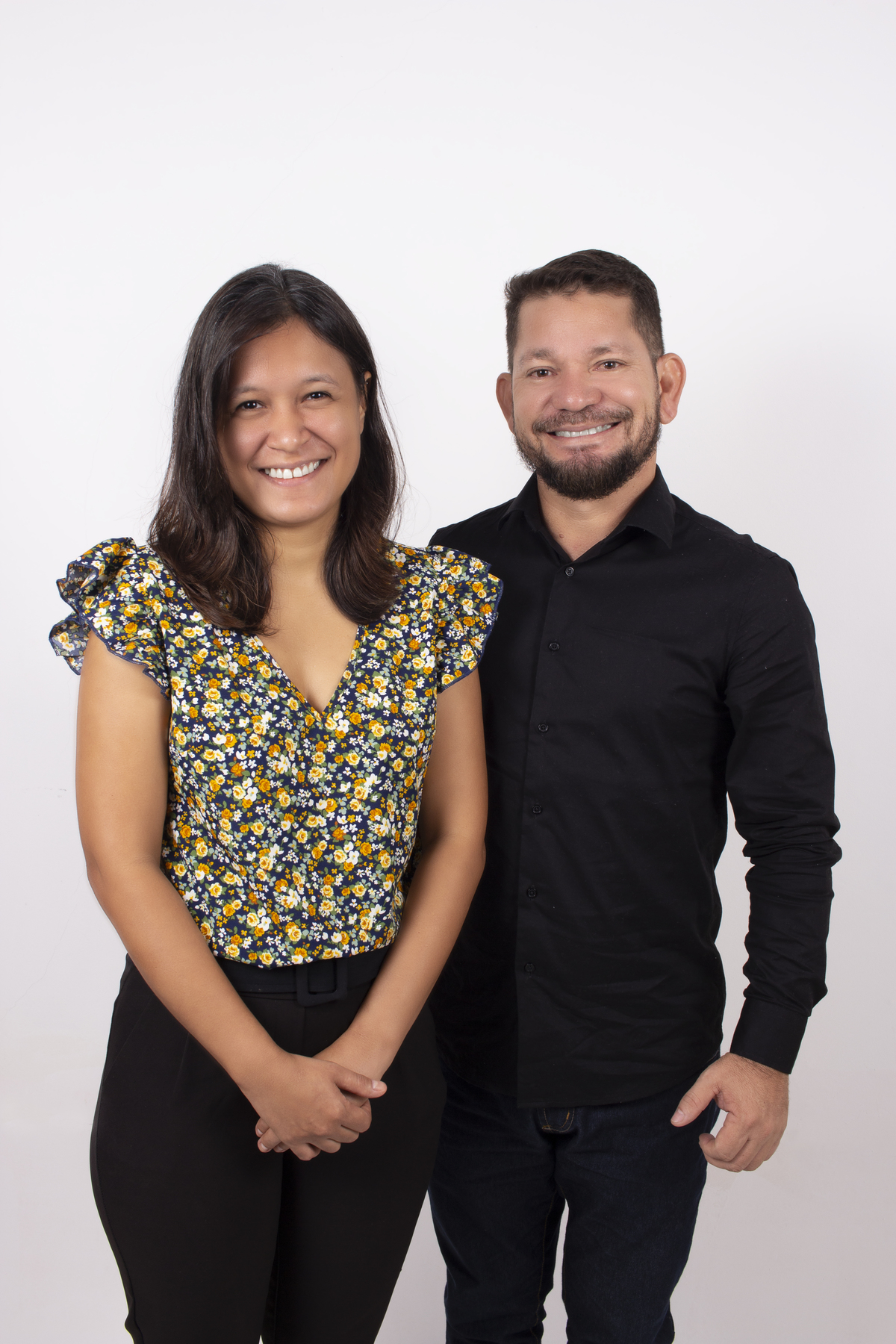 Ensaio em estúdio - Waldiney e Rayanne