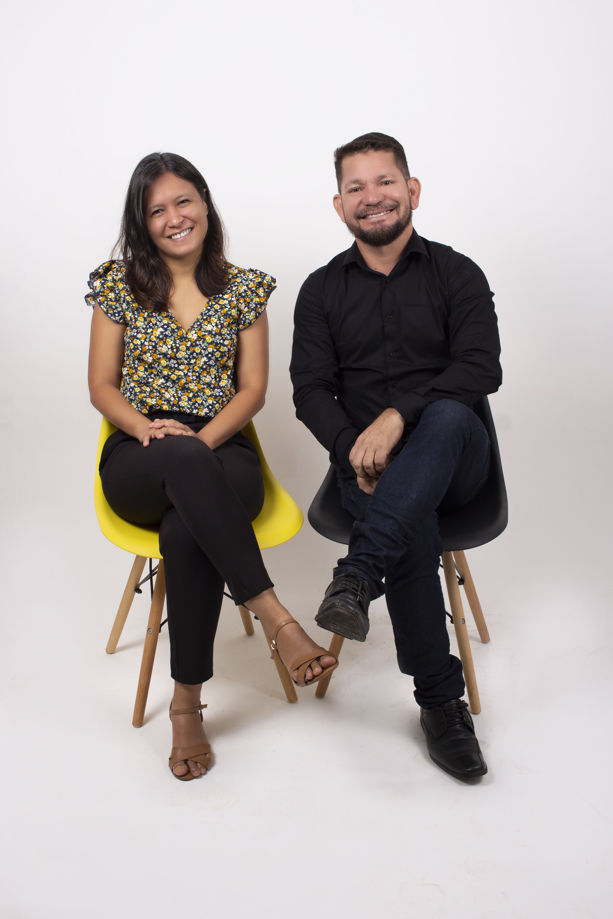 Ensaio em estúdio - Waldiney e Rayanne