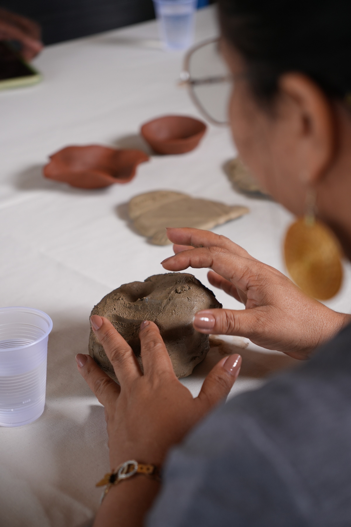 Oficina de Cerâmica do Projeto Cerâmica para Todos.