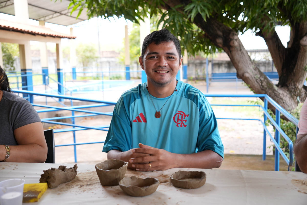 Oficina de Cerâmica do Projeto Cerâmica para Todos.