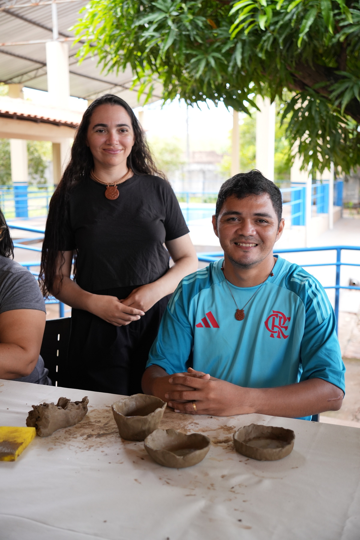 Oficina de Cerâmica do Projeto Cerâmica para Todos.