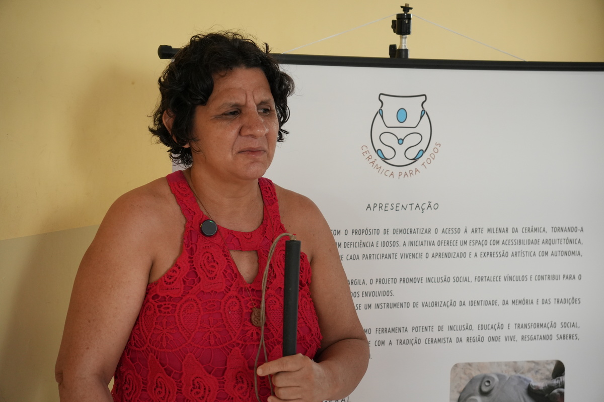 Oficina de Cerâmica do Projeto Cerâmica para Todos.