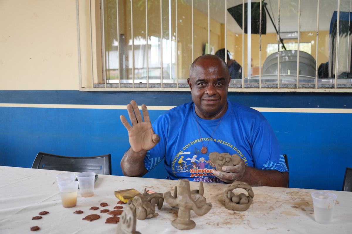 Oficina de Cerâmica do Projeto Cerâmica para Todos.