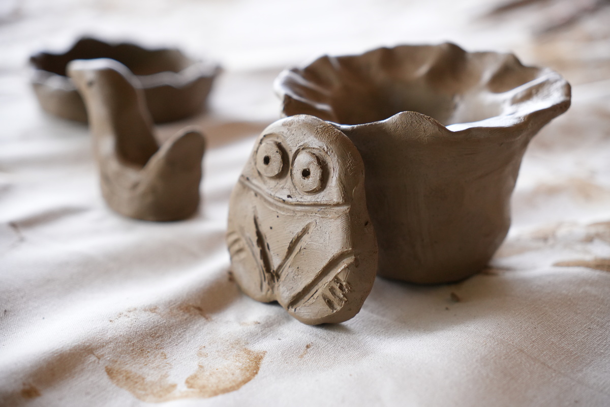 Oficina de Cerâmica do Projeto Cerâmica para Todos.