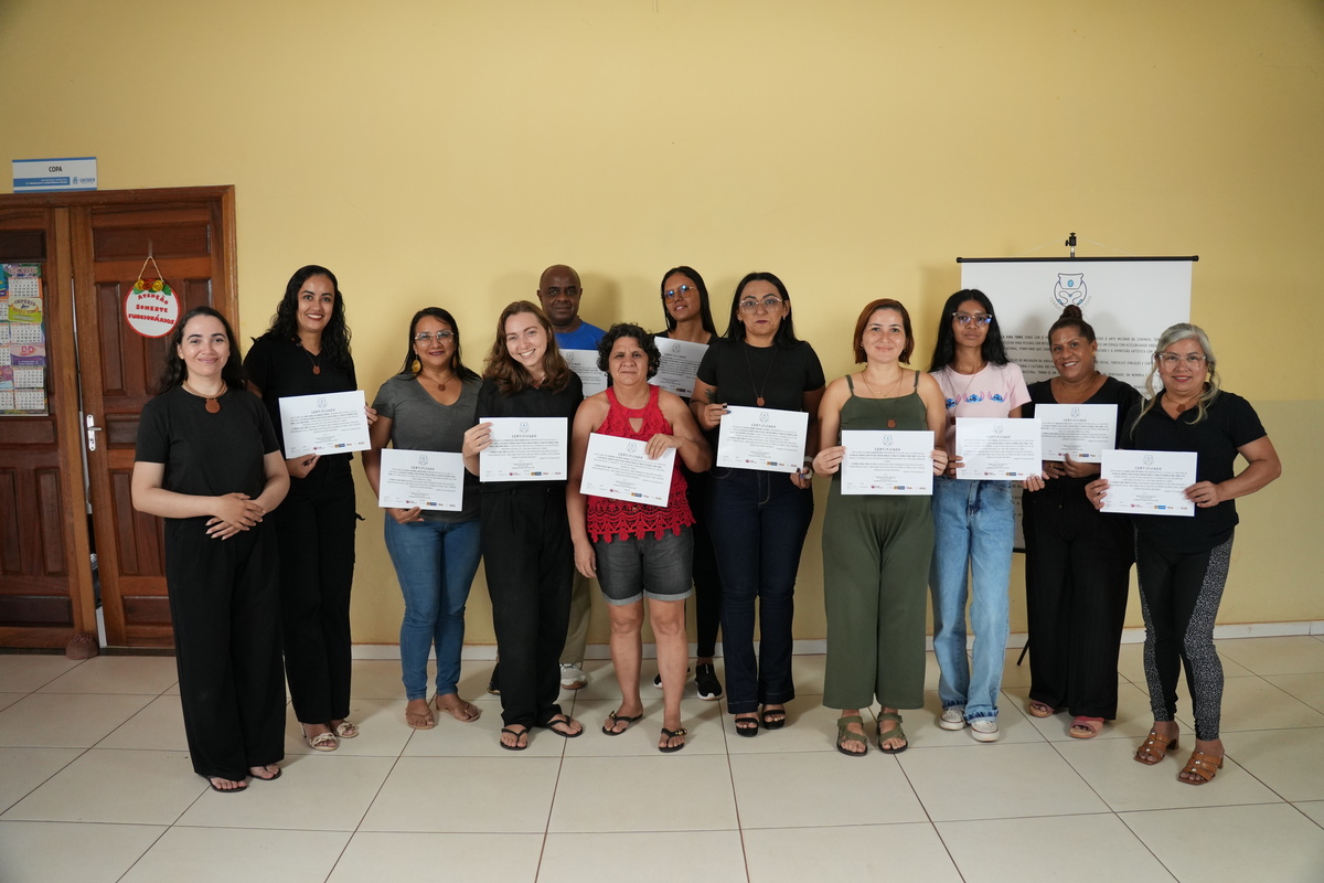Oficina de Cerâmica do Projeto Cerâmica para Todos.