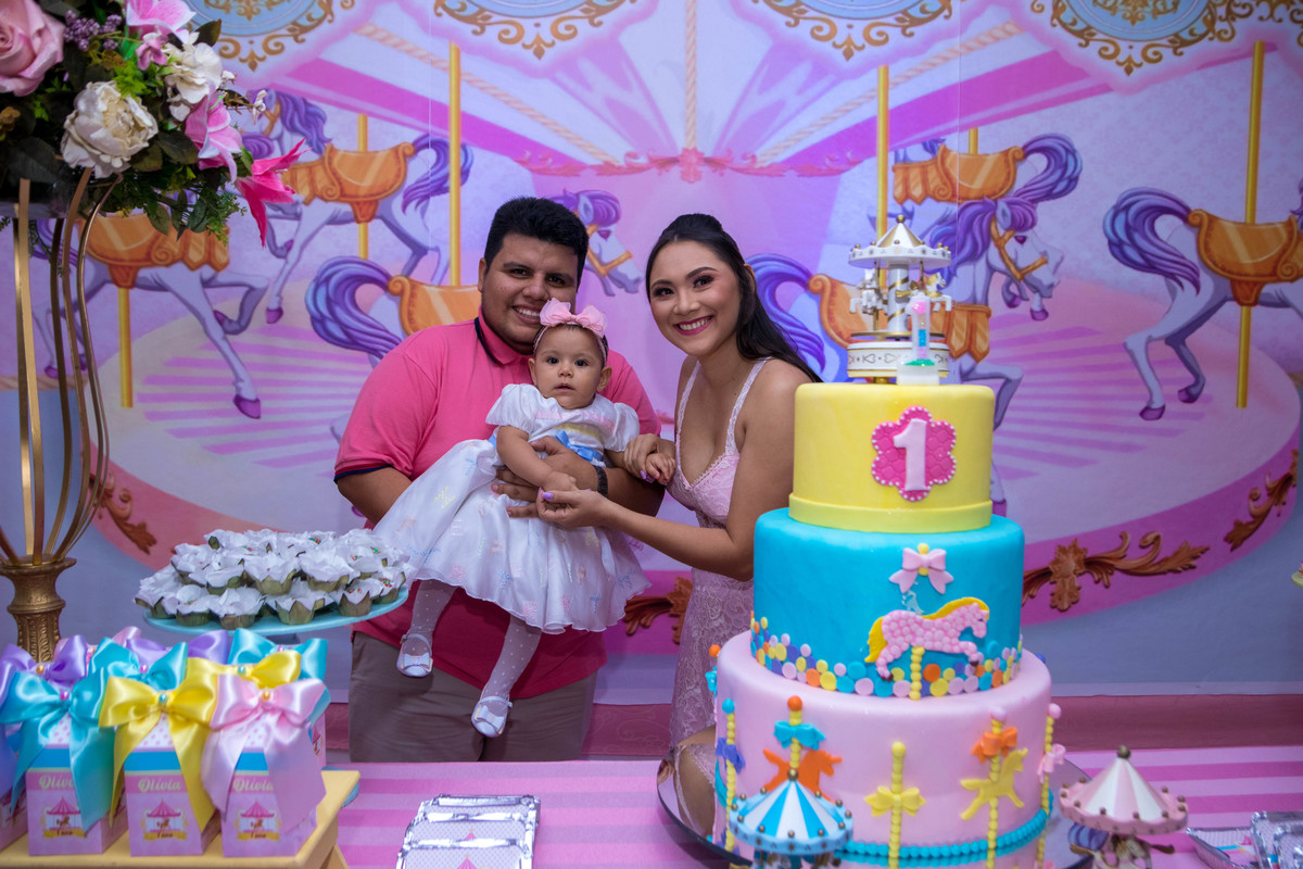 Aniversário de 01 ano da princesa Olívia. 
