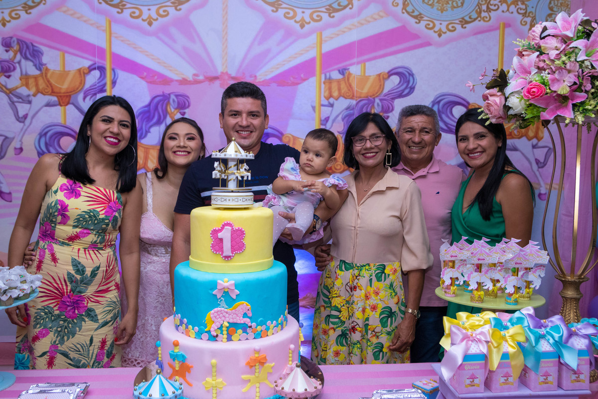 Aniversário de 01 ano da princesa Olívia. 