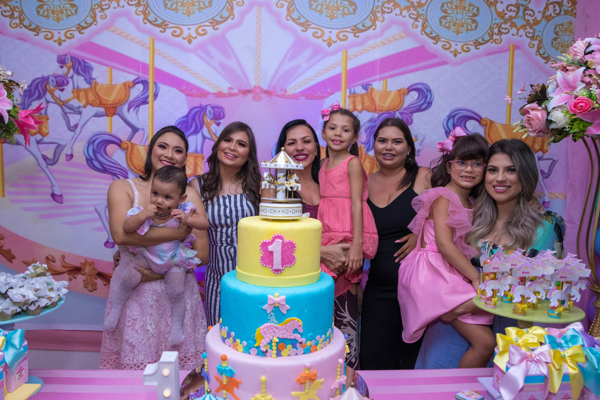 Aniversário de 01 ano da princesa Olívia. 