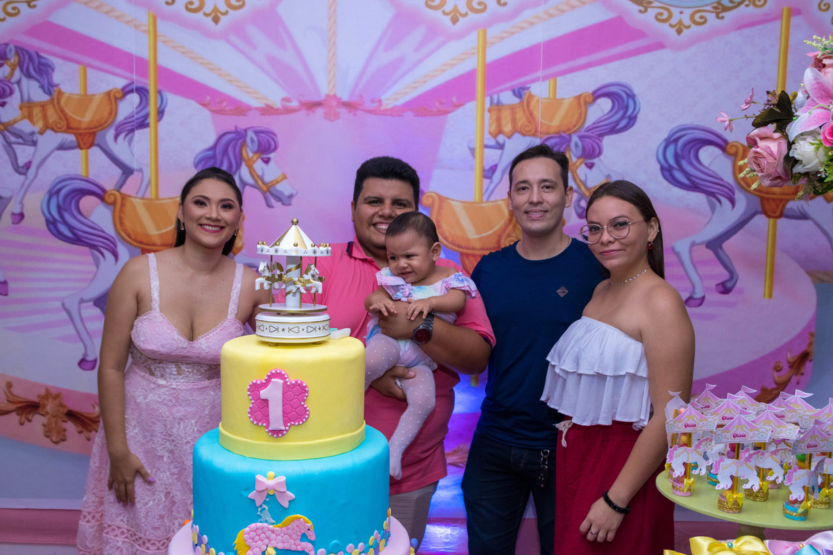 Aniversário de 01 ano da princesa Olívia. 