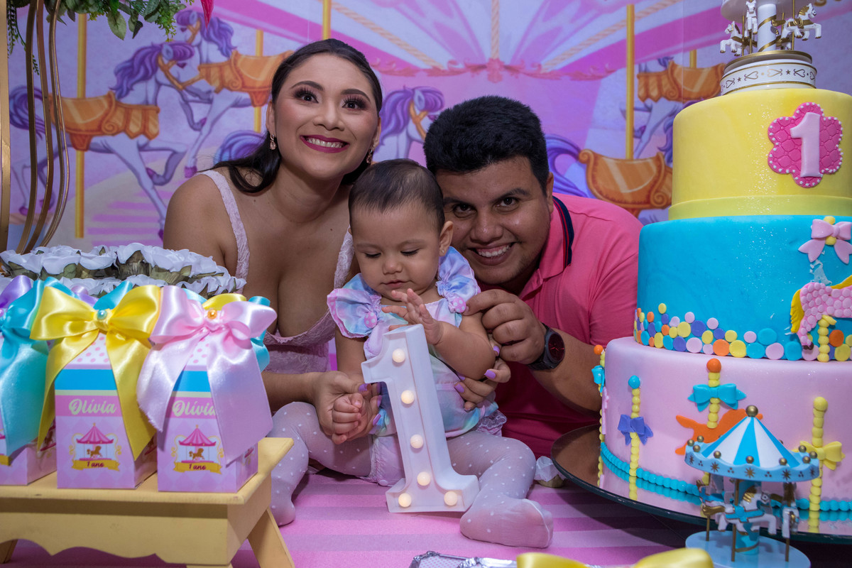 Aniversário de 01 ano da princesa Olívia. 