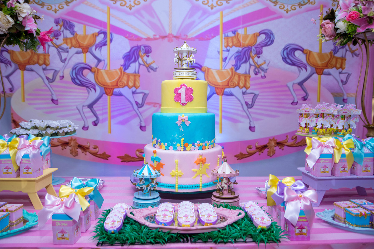 Aniversário de 01 ano da princesa Olívia. 