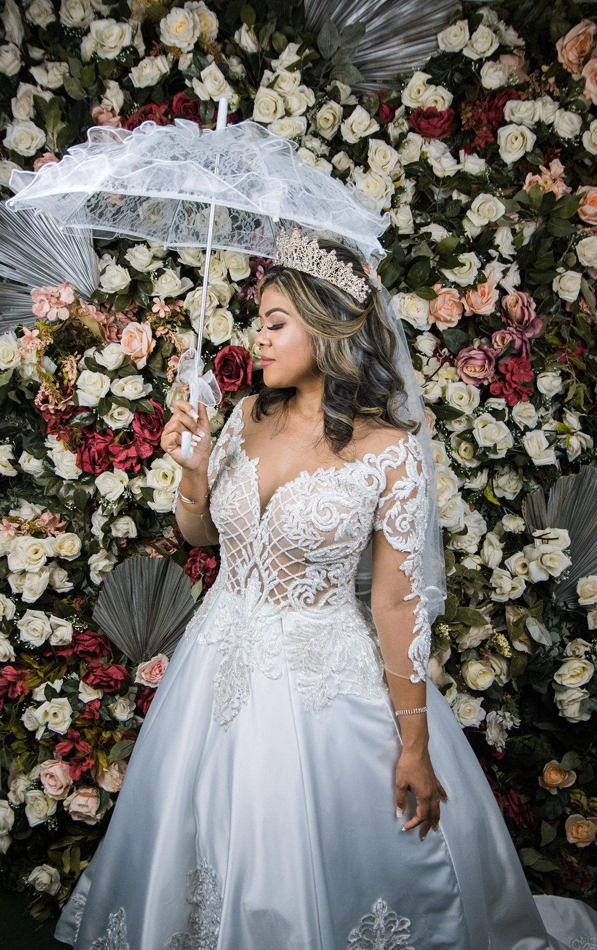 Ensaio em estúdio com a noiva Vângela Queiroz 