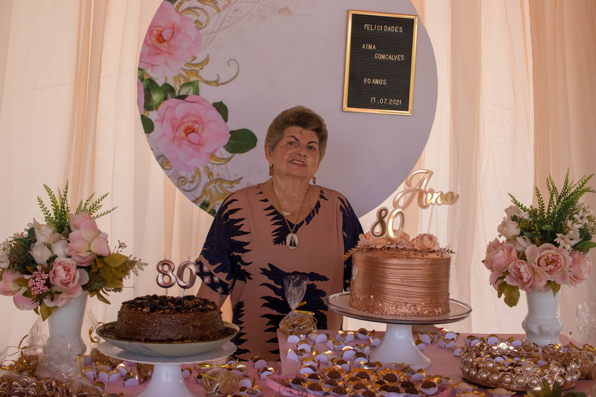 Aniversário de 80 anos - Aina Gonçalves 