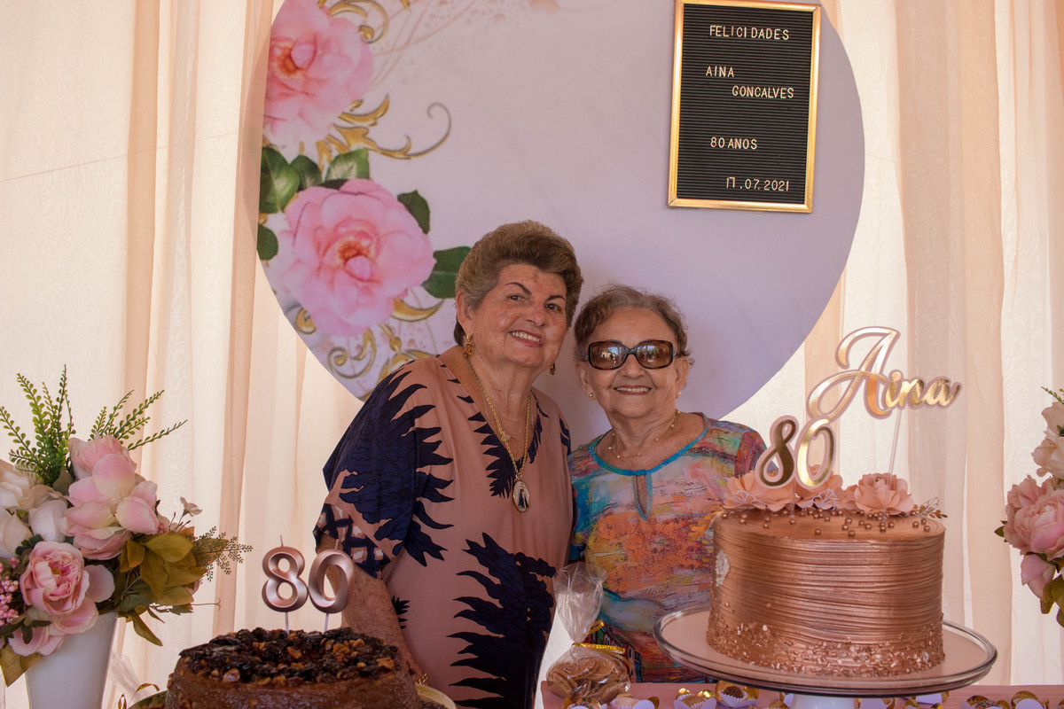 Aniversário de 80 anos - Aina Gonçalves 