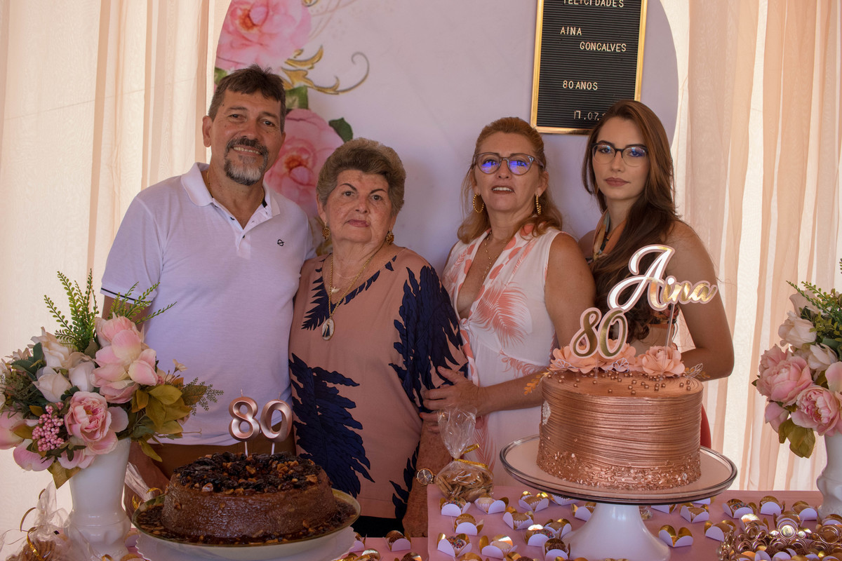 Aniversário de 80 anos - Aina Gonçalves 