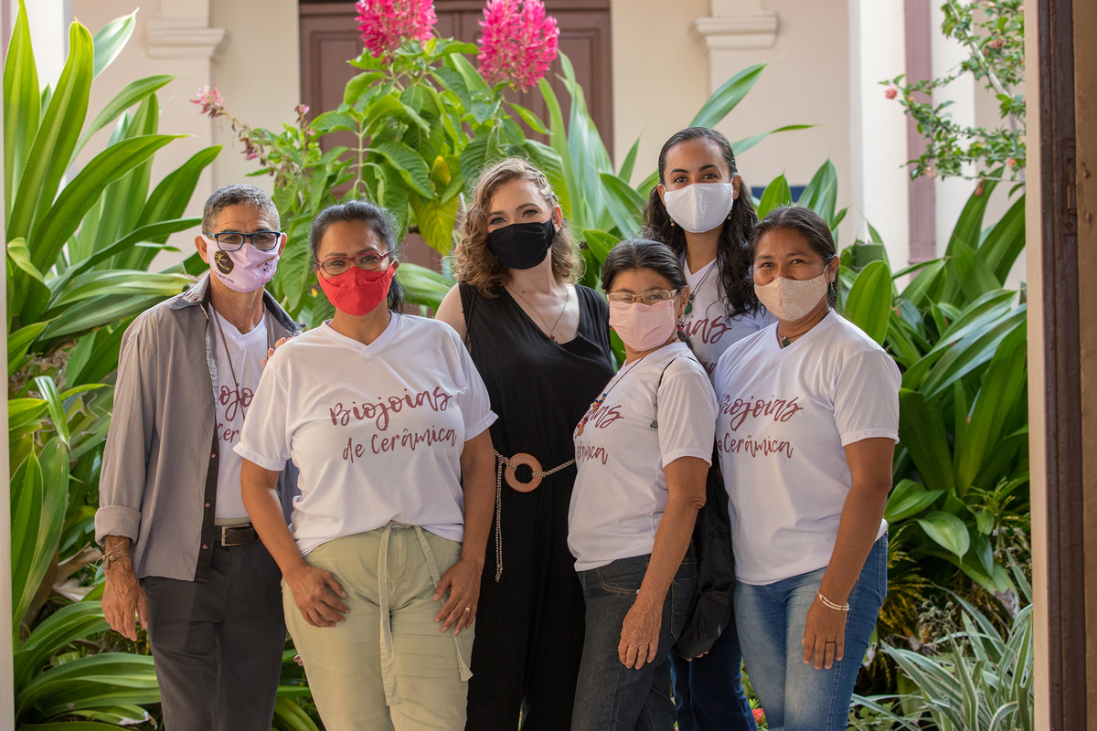 Exposição e Desfile de Moda com Biojoias de Cerâmica - Centro Cultural João Fona - Santarém - Pará