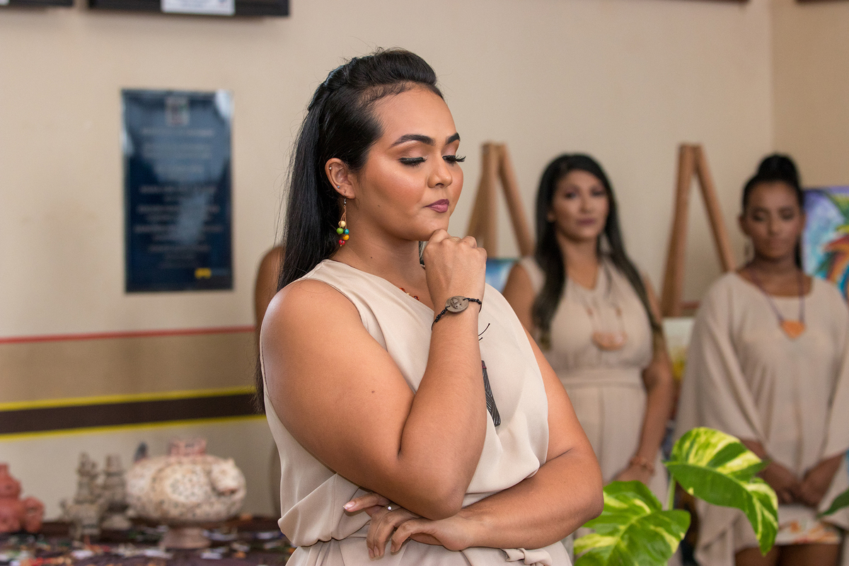 Exposição e Desfile de Moda com Biojoias de Cerâmica - Centro Cultural João Fona - Santarém - Pará
