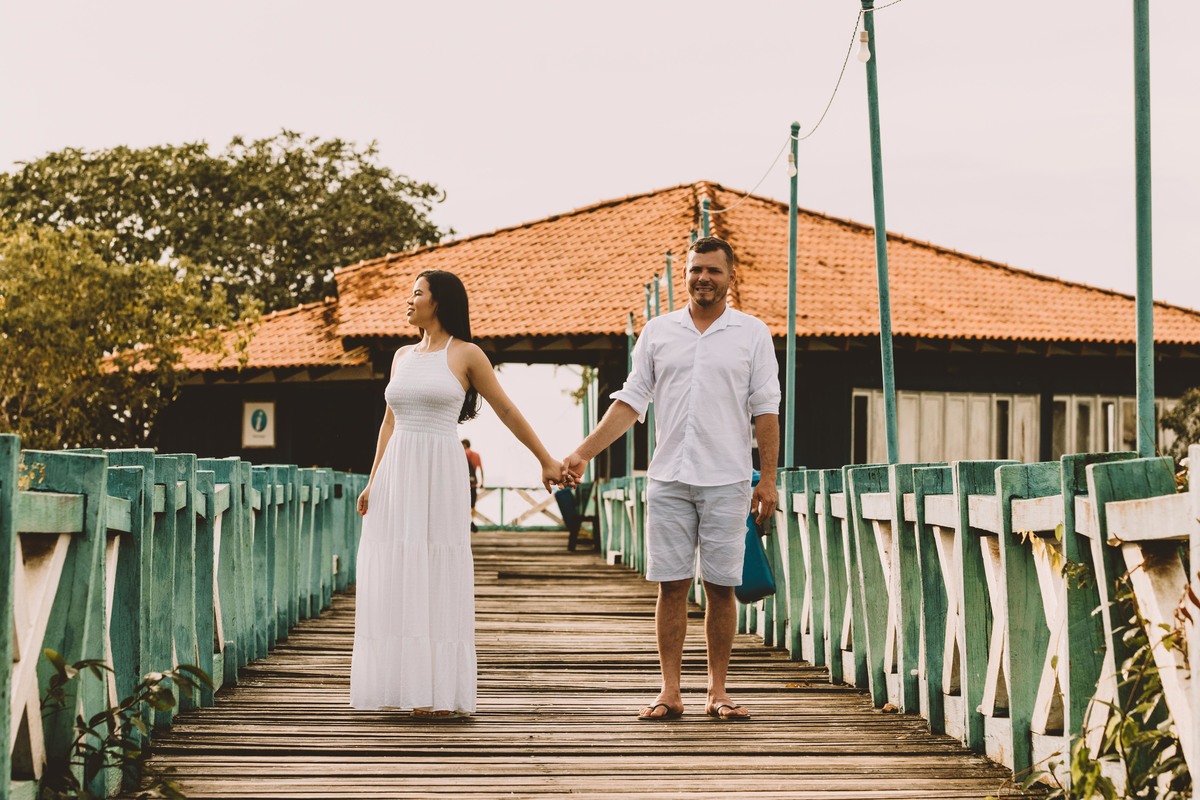 Ensaio casal Mariana e Rafael em Alter do Chão - Pré wedding  