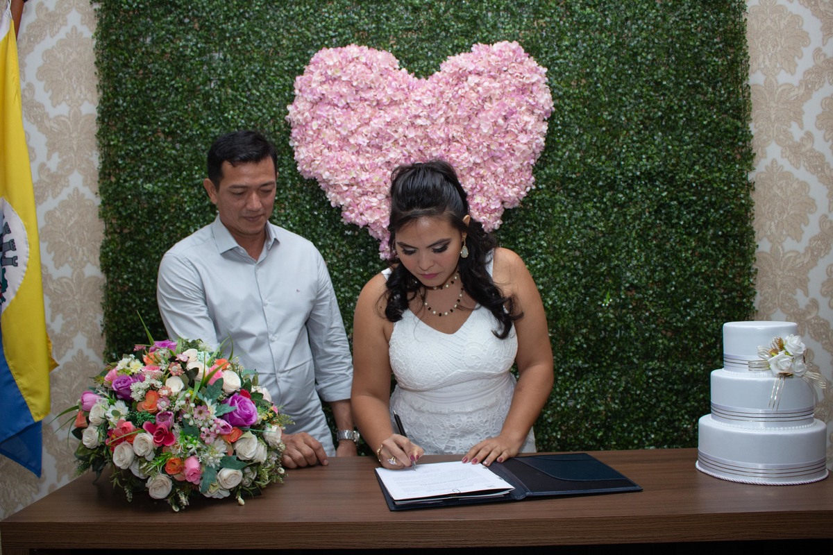 Casamento civil Gemerson e Edmara - Cartório da Prainha 
