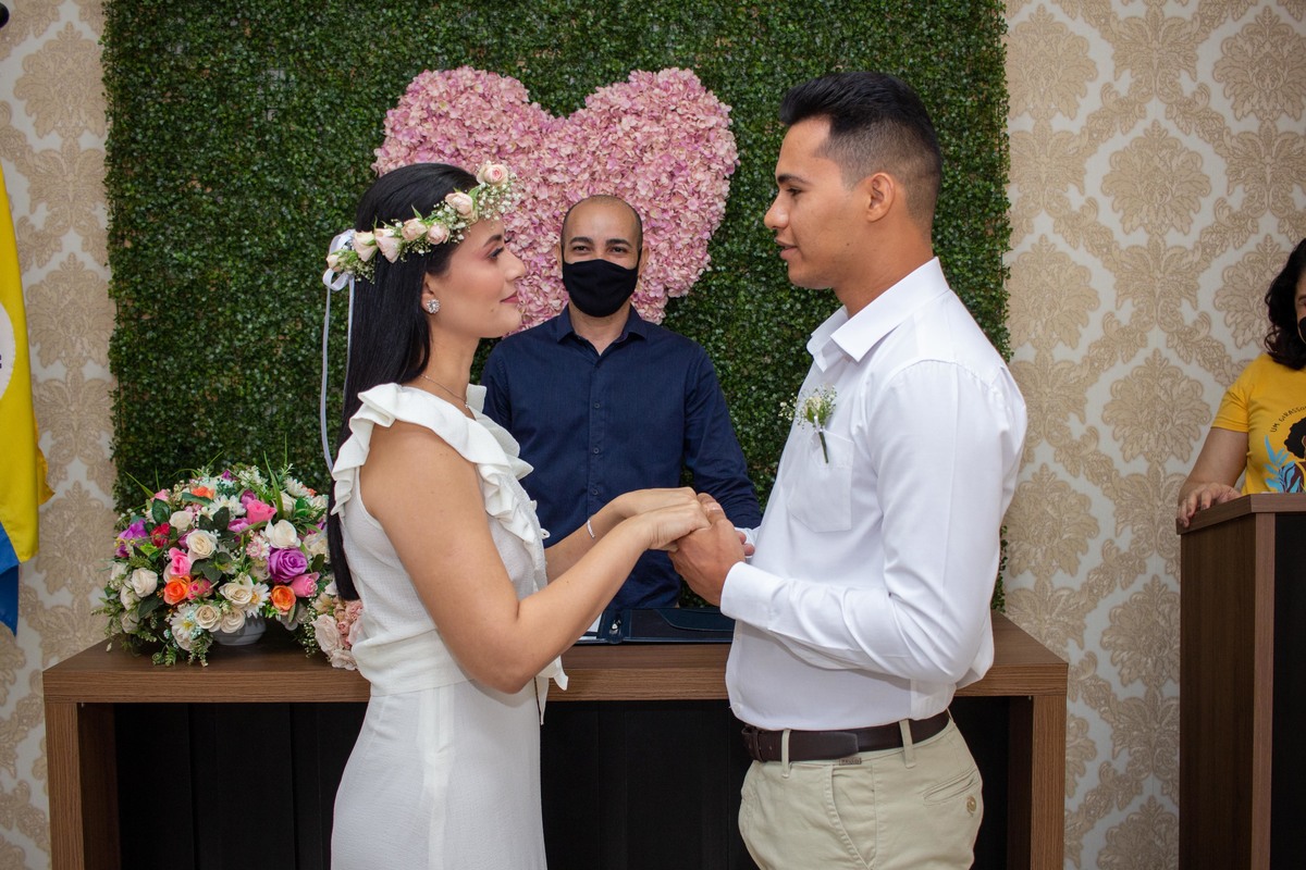 Casamento civil Carla e Giovane - Cartório da Prainha - Santarém Pará 