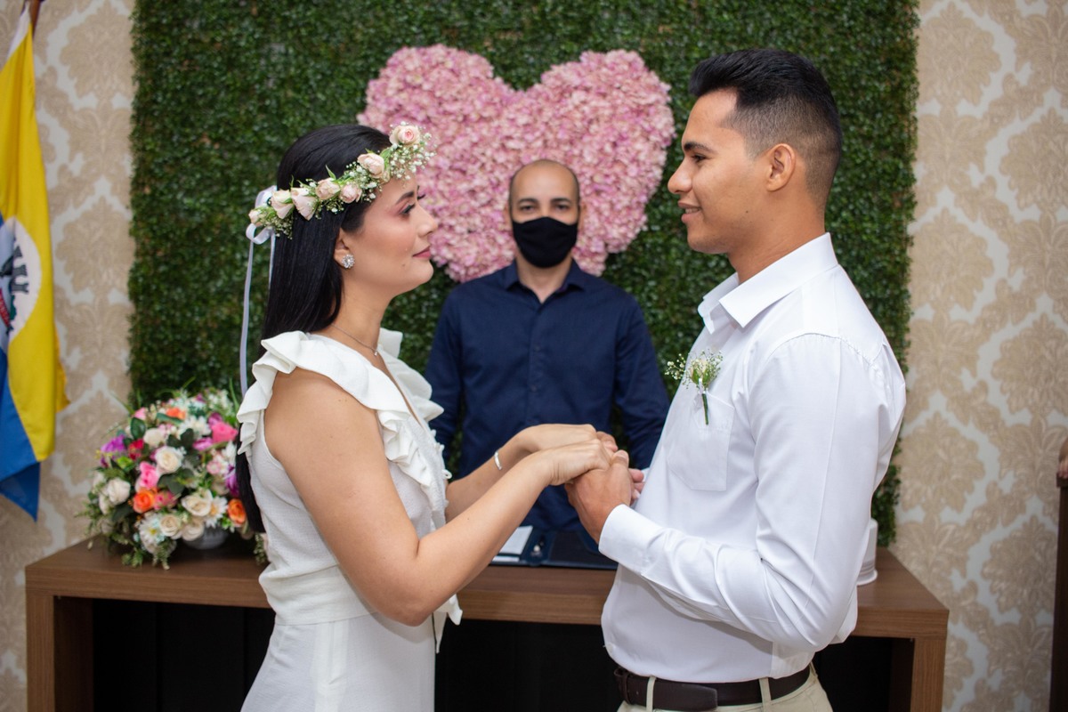 Casamento civil Carla e Giovane - Cartório da Prainha - Santarém Pará 