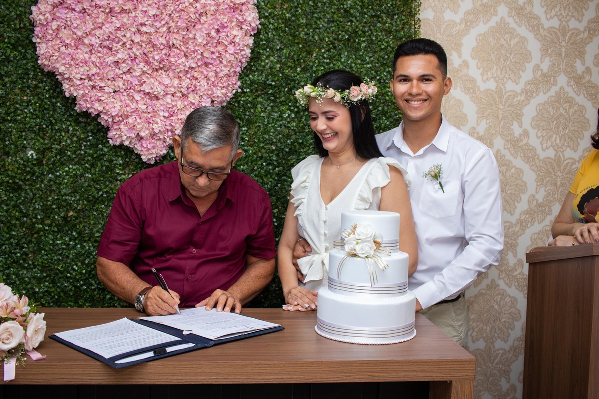 Casamento civil Carla e Giovane - Cartório da Prainha - Santarém Pará 