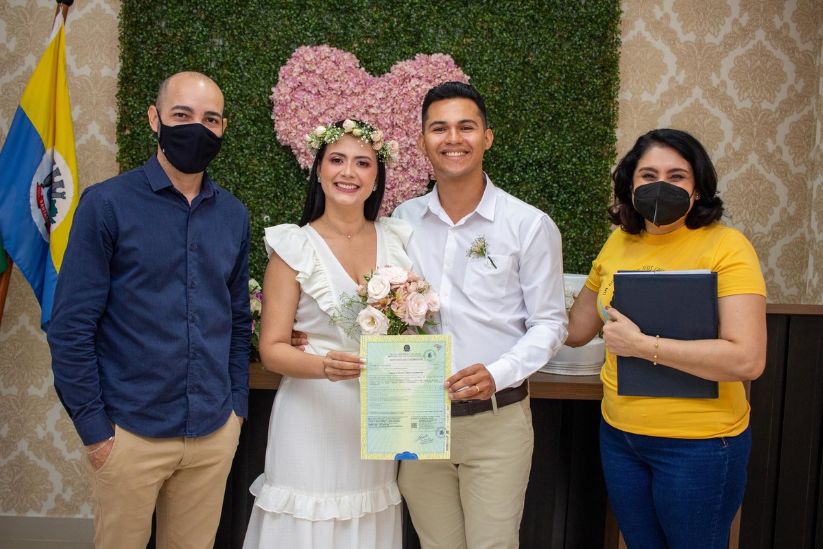 Casamento civil Carla e Giovane - Cartório da Prainha - Santarém Pará 