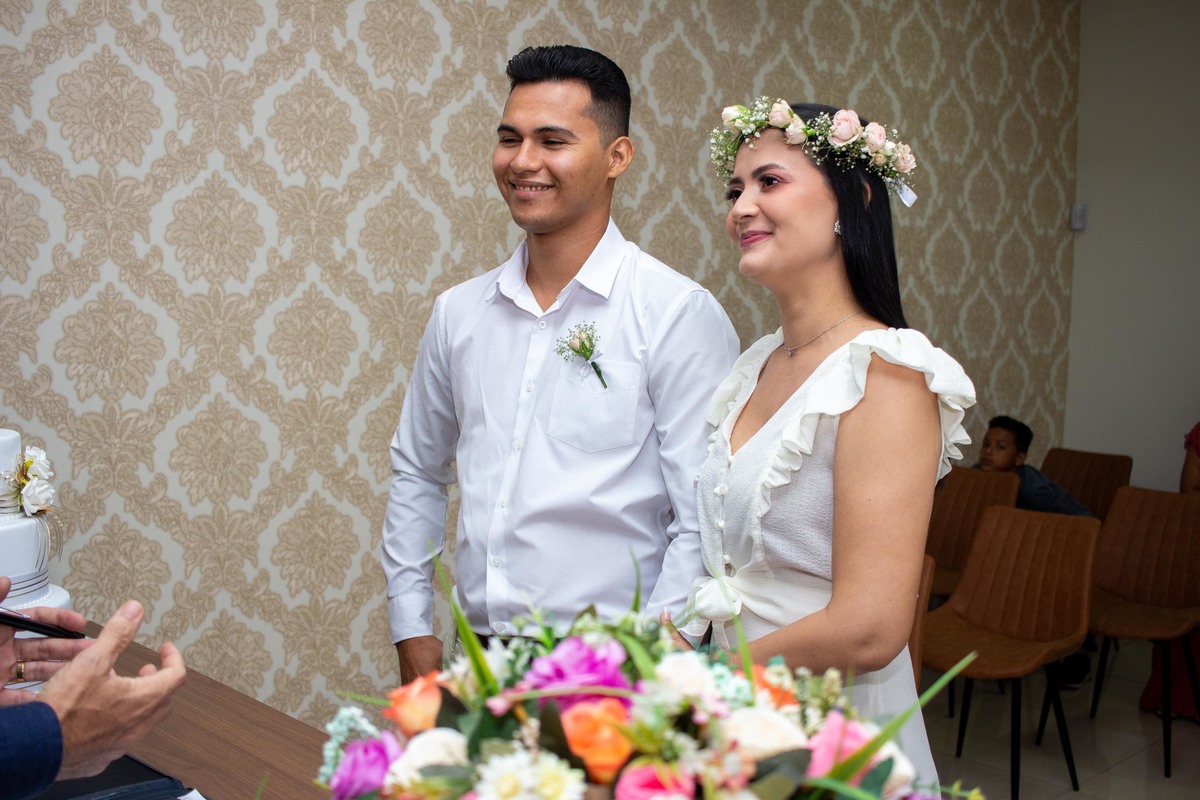 Casamento civil Carla e Giovane - Cartório da Prainha - Santarém Pará 
