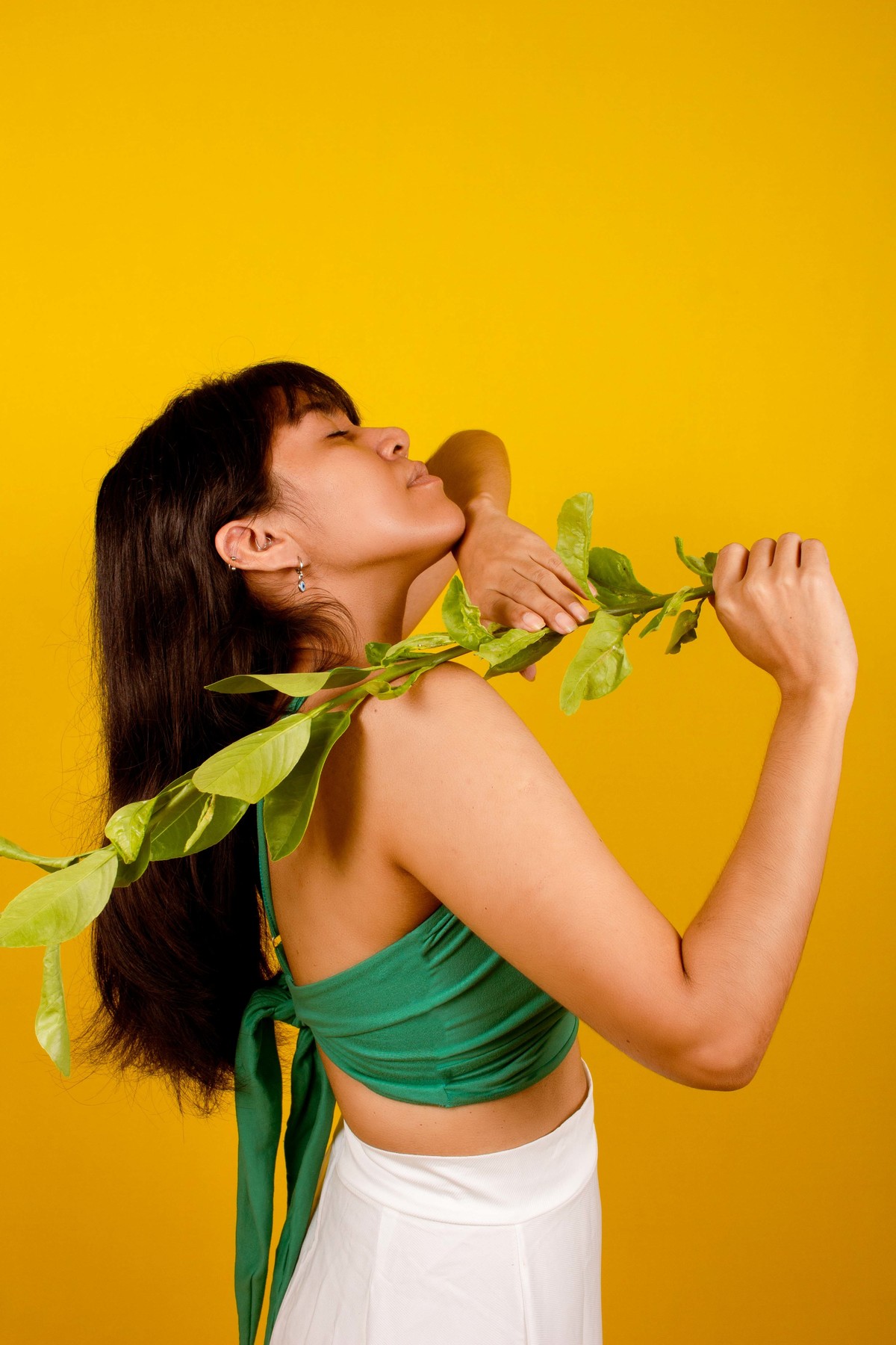 Ensaio feminino em estúdio com Ana Guimarães - Estúdio Composição 