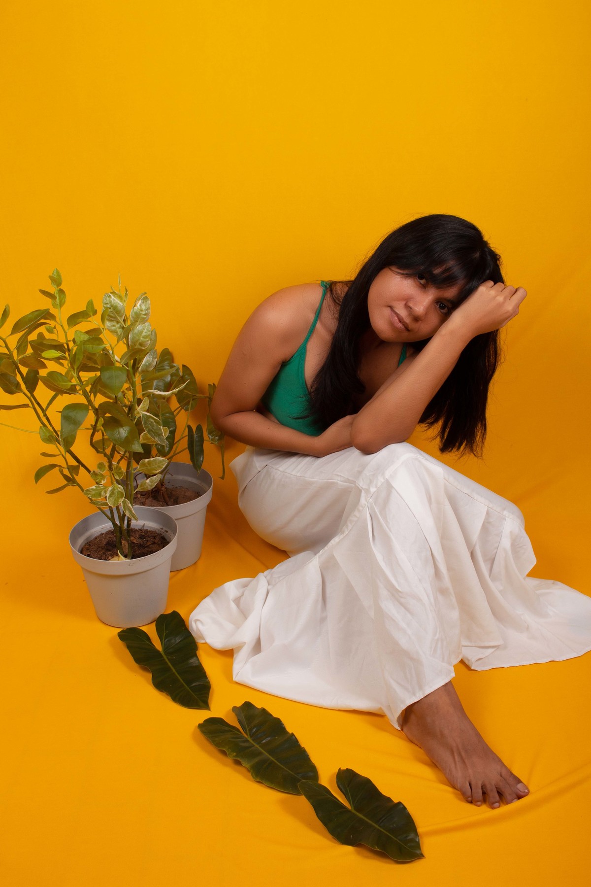 Ensaio feminino em estúdio com Ana Guimarães - Estúdio Composição 