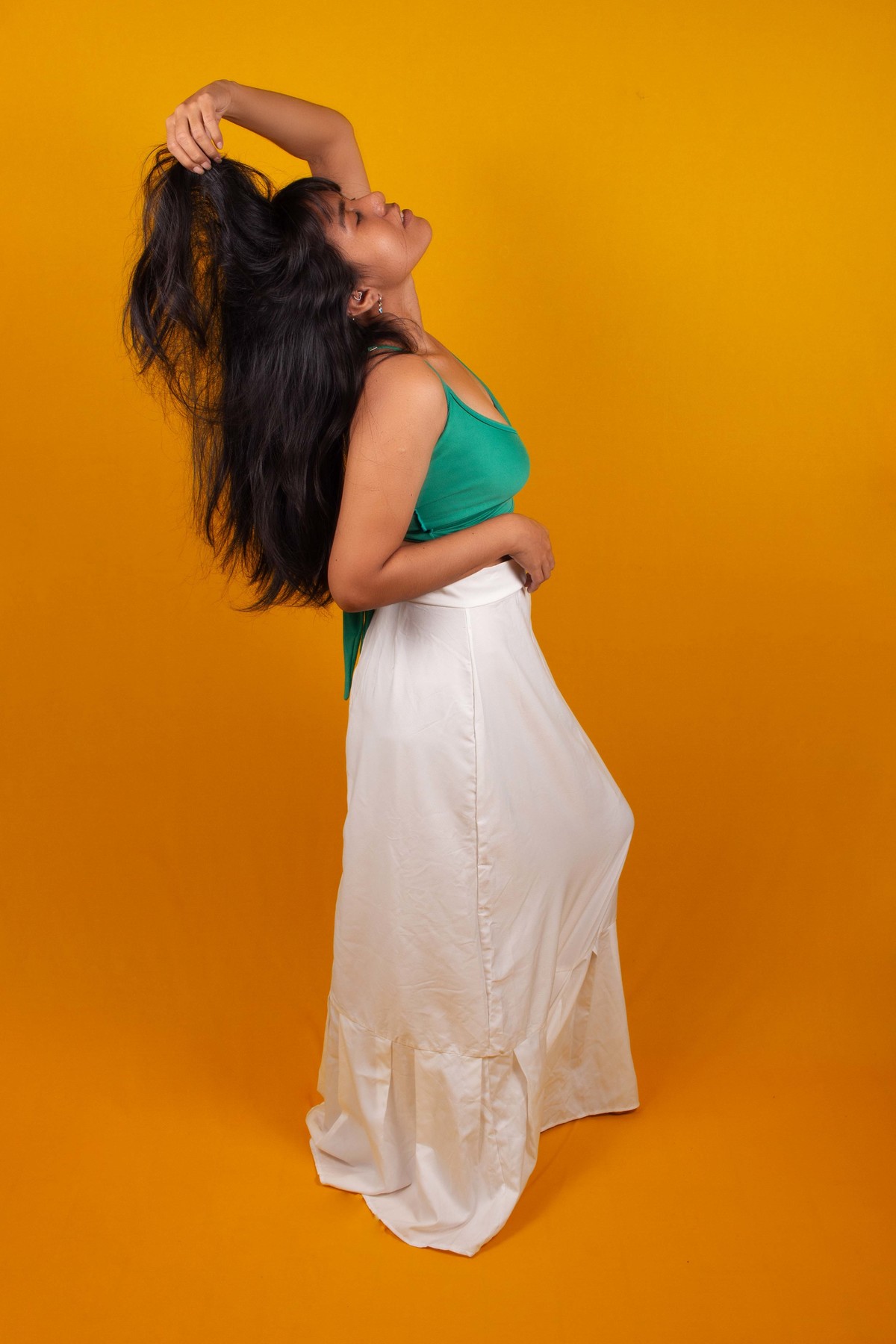 Ensaio feminino em estúdio com Ana Guimarães - Estúdio Composição 