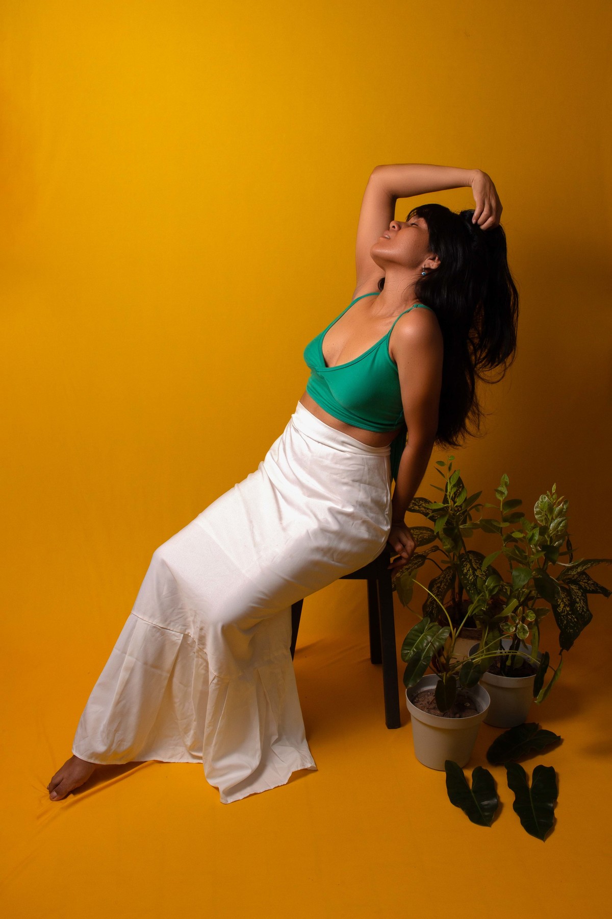 Ensaio feminino em estúdio com Ana Guimarães - Estúdio Composição 