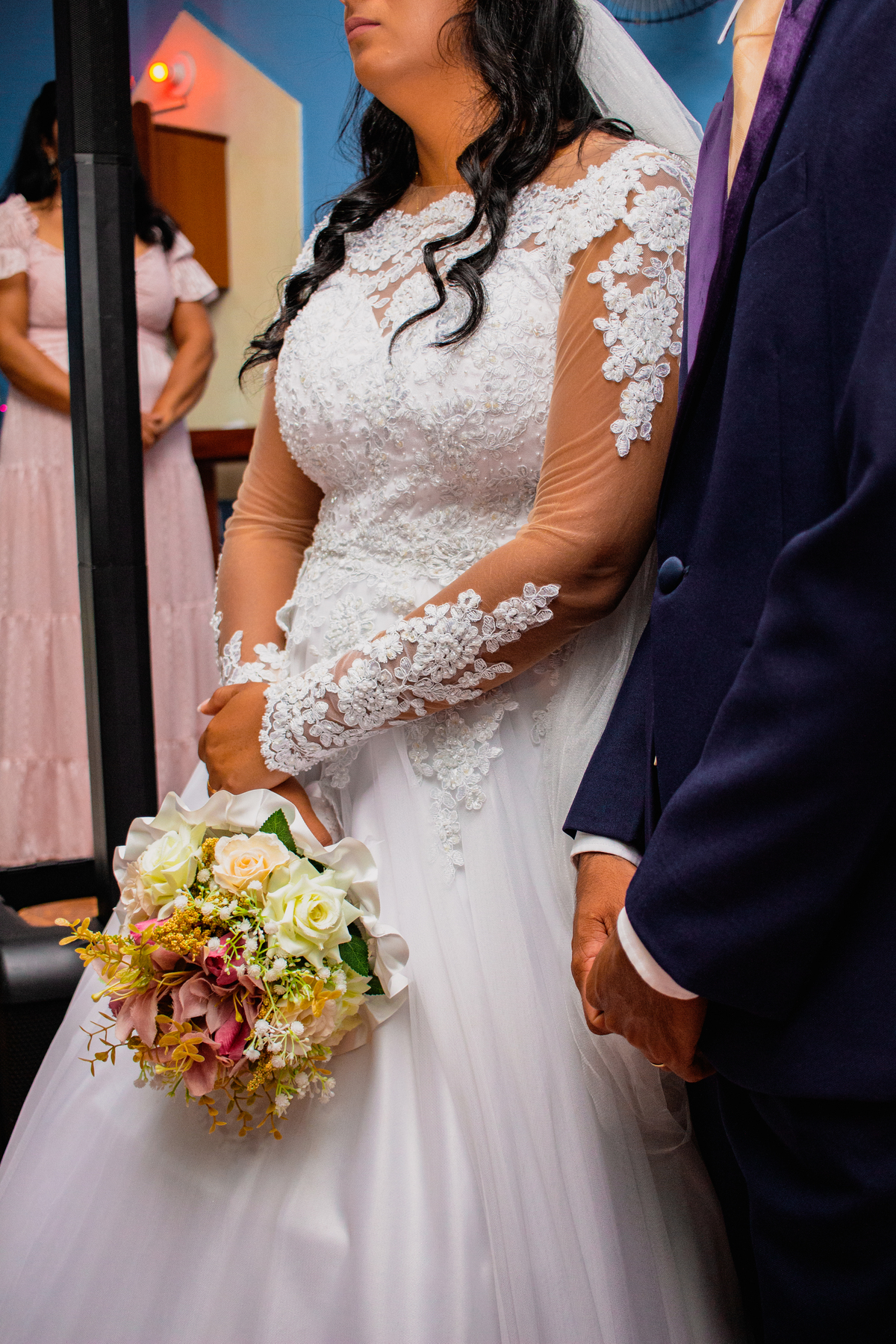 Fotografia do casamento em Santarém Pará, comunidade cedro - Casal Abrão e Clarisse 