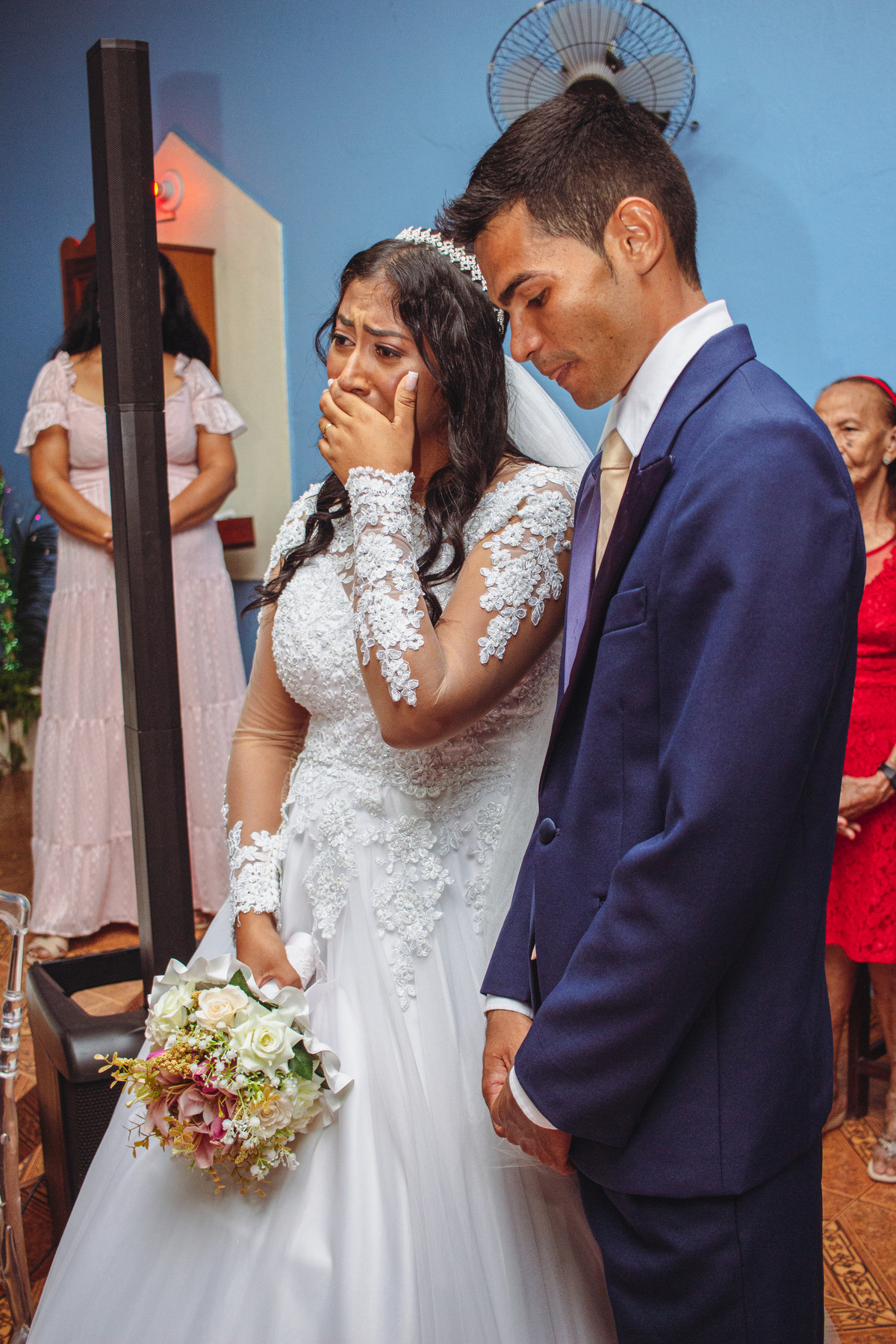 Fotografia do casamento em Santarém Pará, comunidade cedro - Casal Abrão e Clarisse 