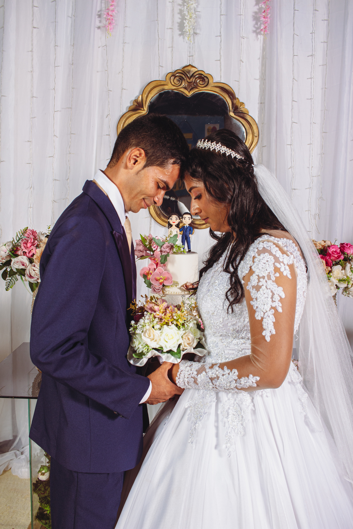 Fotografia do casamento em Santarém Pará, comunidade cedro - Casal Abrão e Clarisse 