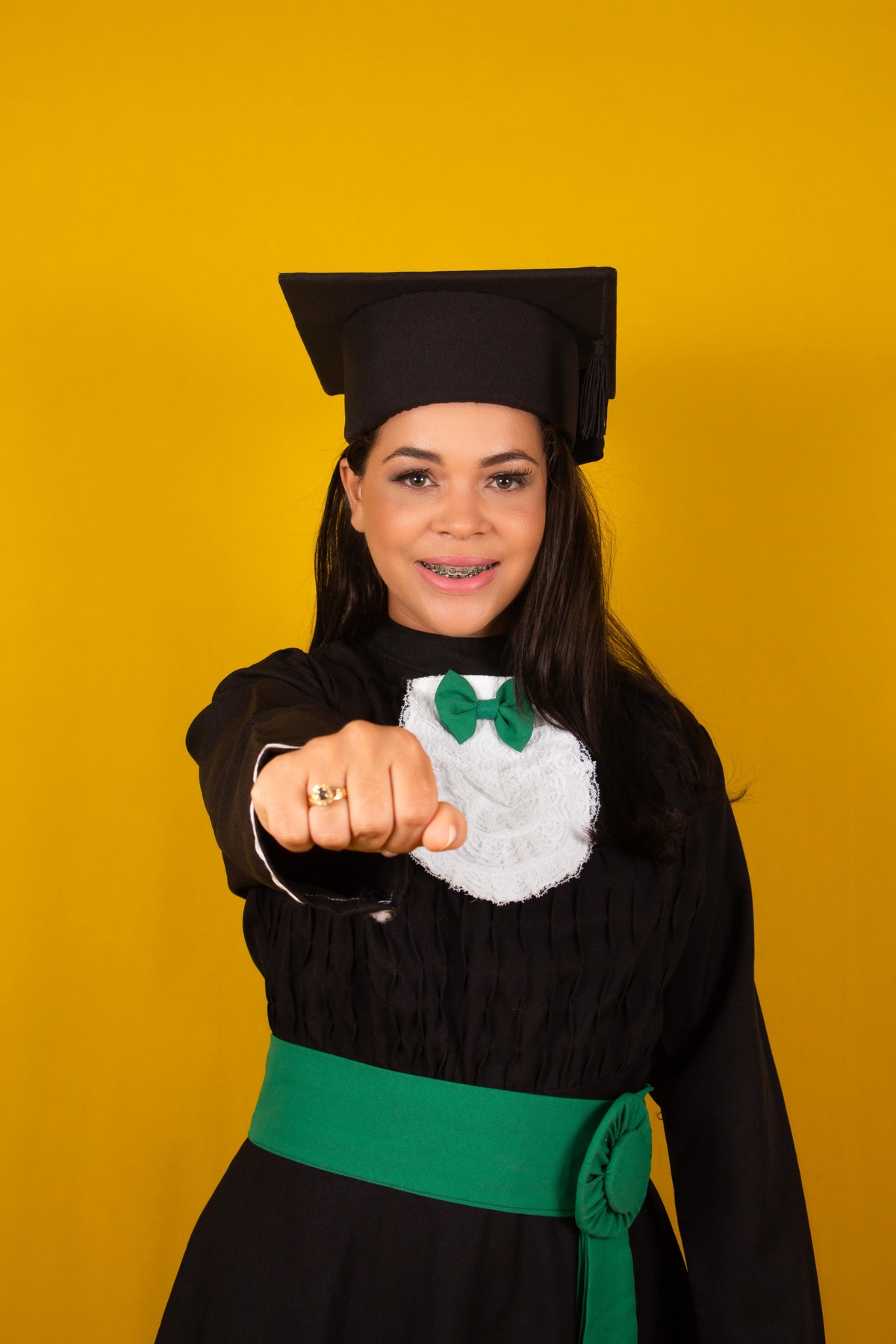 Ensaio de formatura em estúdio Santarém Pará Estúdio Composição